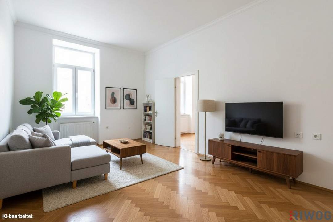ALTBAU IN HOFLAGE mit GRÜNBLICK | Sanierungsbedürftig | Bewilligte Planung inkl. bewilligtem Balkon | Nähe Einsiedlerpark, U4 Margaretengürtel, künftiger U2-Station Reinprechtsdorfer Straße