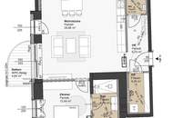 Urbanes Wohnerlebnis: Helle 2-Zimmer-Wohnung