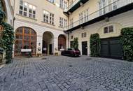 REPRÄSENTATIVE UND GROSSZÜGIG ANGELEGTE BÜRO- UND WOHNFLÄCHEN IN DEN PRUNKRÄUMEN, DER BELETAGE EINES FRÜHBAROCKPALAIS IN ZENTRALER INNENSTADTLAGE, CA. 200 METER VOM STEPHANSPLATZ ENTFERNT