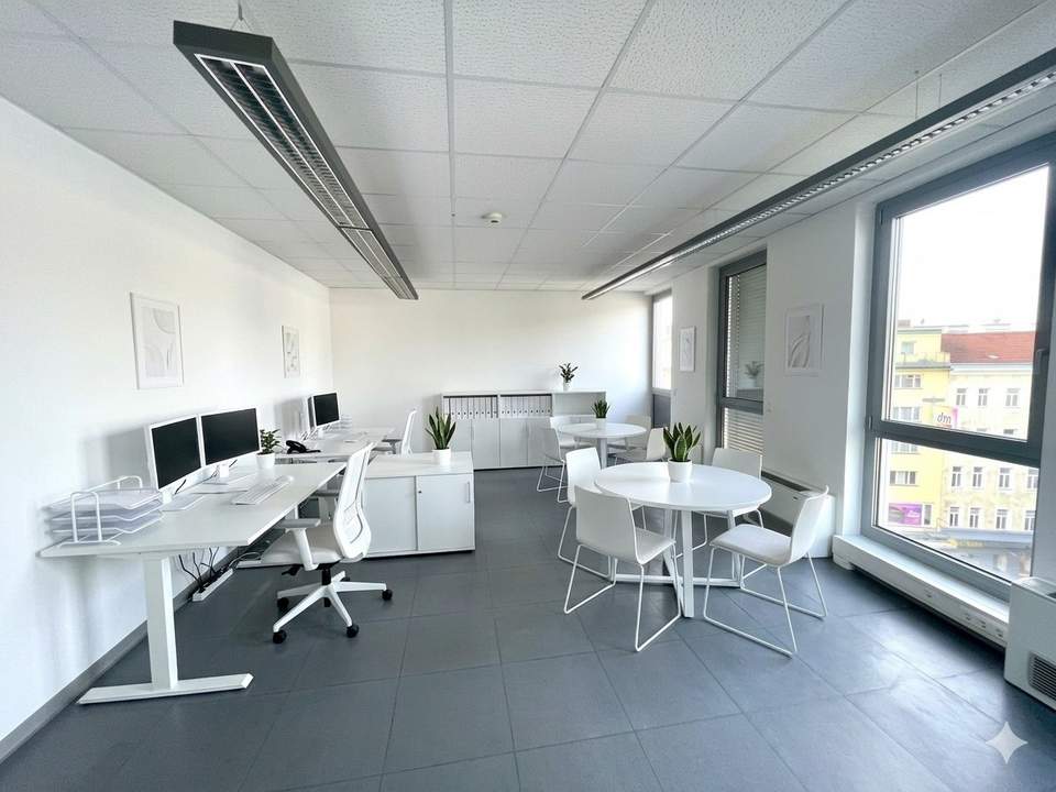 Barrierefreies, modern ausgestattetes Büro direkt bei der U1 Station Reumannplatz zu mieten