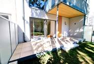 Rarität! Altbau-Feeling + Gartenparadies + Zukunftsenergie! Hochwertig sanierte 3-Zimmer-Wohnung mit Terrasse, Garten und Erdwärme! Familienparadies mit jeder Menge Lebensqualität!