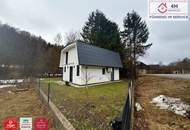 Charmantes Ferien- und Kleingartenhaus auf Eigengrund in idyllischer Bachlage – 3150 Wilhelmsburg