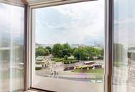 Altbaubüro mit Blick in den Resselpark