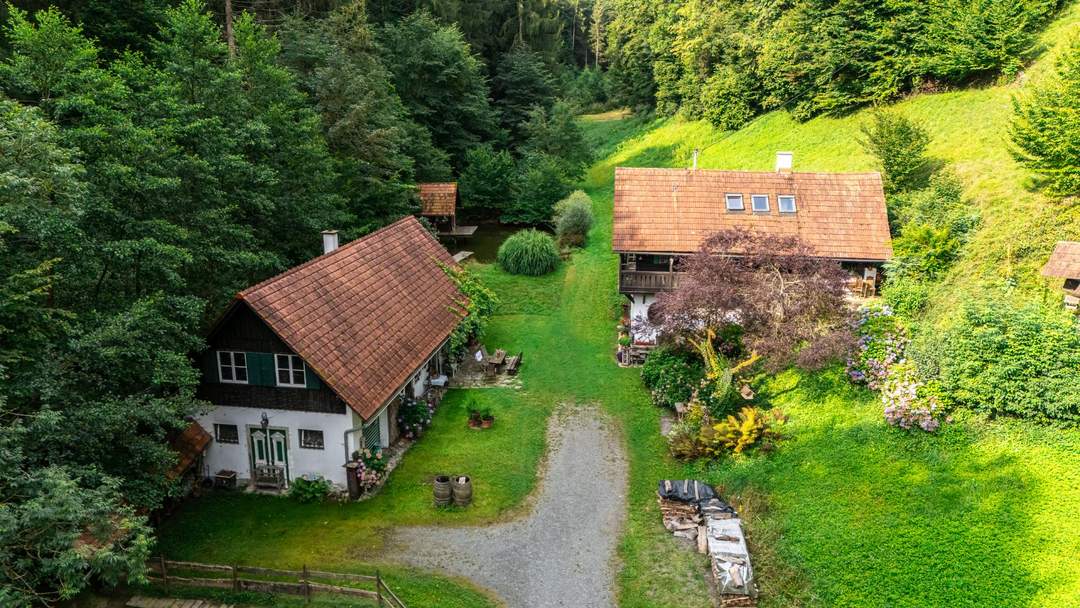 Idyllische Kleinlandwirtschaft in absoluter Ruhelage