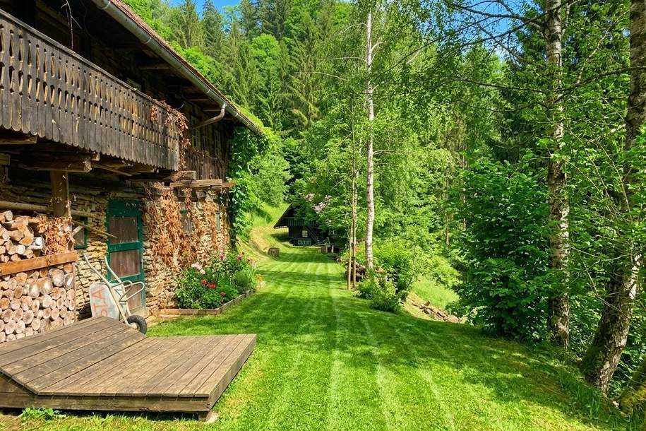 Zwei sanierungsbedürftige Häuser in absoluter Ruhe/Alleinlage, Haus-kauf, 299.000,€, 8541 Deutschlandsberg