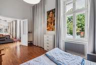 Exklusive vollmöblierte Designer-Altbauwohnung mit Lift direkt in die Wohnung & Parkblick