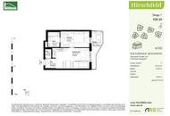 Traumhafte 2-Zimmer-Wohnung im energieeffizenten Neubauprojekt Hirschfeld - Naturnah wohnen