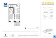 Sonnwendviertel: 2-Zimmer-Wohnung mit Balkon in der 18. Etage – Fitnessraum, Co-Working &amp; Rooftop-Terrasse inklusive!