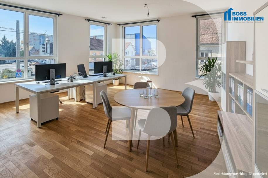 Lichtstarkes Büro in Top-Lage | Sofortbezug, Wohnung-miete, 815,00,€, 4020 Linz(Stadt)