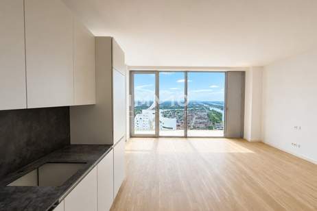 DC2 Tower: Erstbezug inkl. 16m2 Loggia - 40. Etage SKY RESIDENCES, Wohnung-miete, 1.100,00,€, 1220 Wien 22., Donaustadt