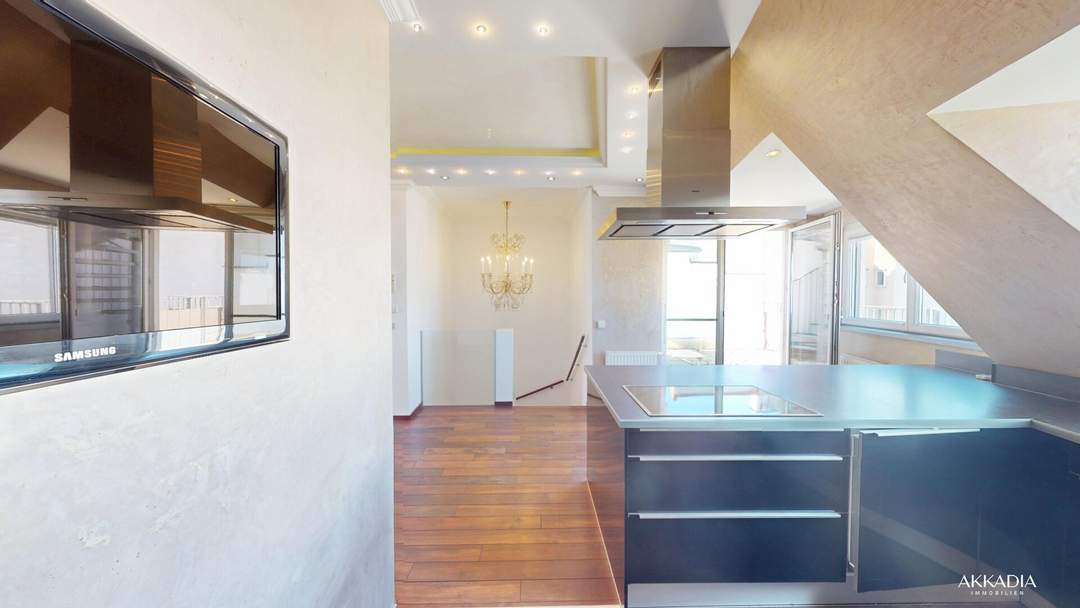 Penthouse mit 360° Weitblick – Exklusives Wohnerlebnis im 4. Bezirk auf zwei Ebenen (inkl. 2 Stellplätzen)