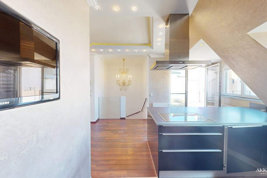 Penthouse mit 360° Weitblick – Exklusives Wohnerlebnis im 4. Bezirk auf zwei Ebenen (inkl. 2 Stellplätzen), Wohnung-kauf, 1.490.000,€, 1040 Wien 4., Wieden