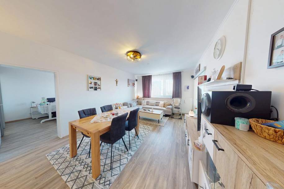 Sanierte 2-Zimmer-Wohnung mit beeindruckendem Panoramablick!, Wohnung-kauf, 155.000,€, 4600 Wels(Stadt)