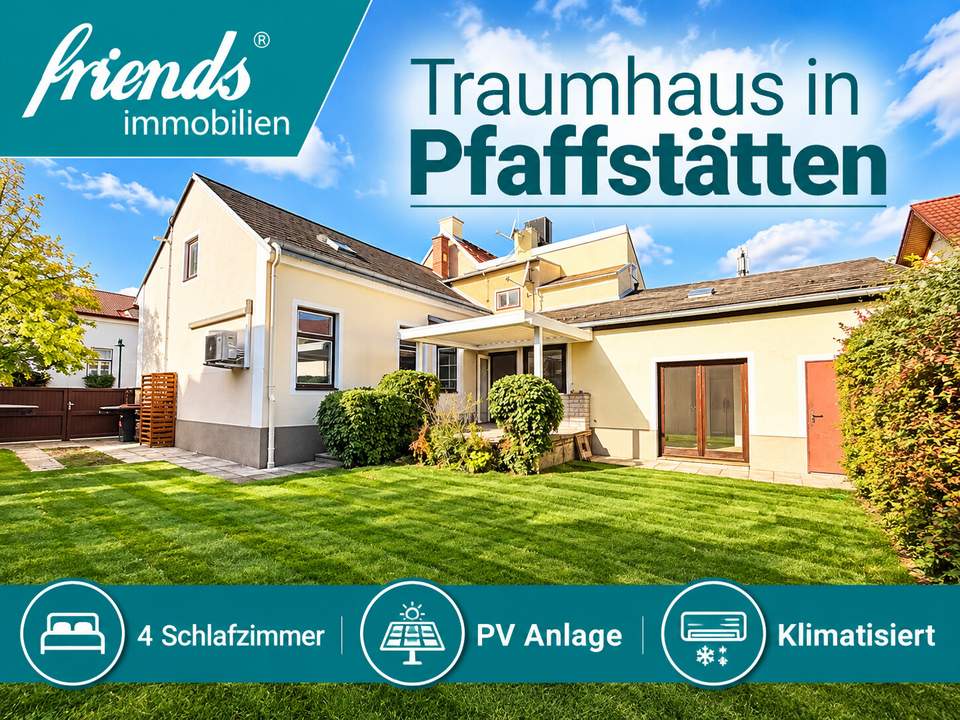 Haus in Pfaffstätten mit schönem Garten