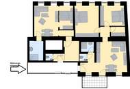 Gangteil ist Teil der Wohnung! Idealer Grundriss für eine anspruchsvolle Familie!
