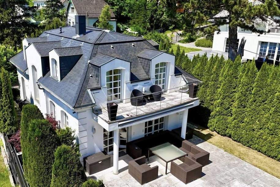 Ikonische Villa mit Infinity Pool in Wiener Grünruhelage, Haus-kauf, 2.999.999,€, 1170 Wien 17., Hernals