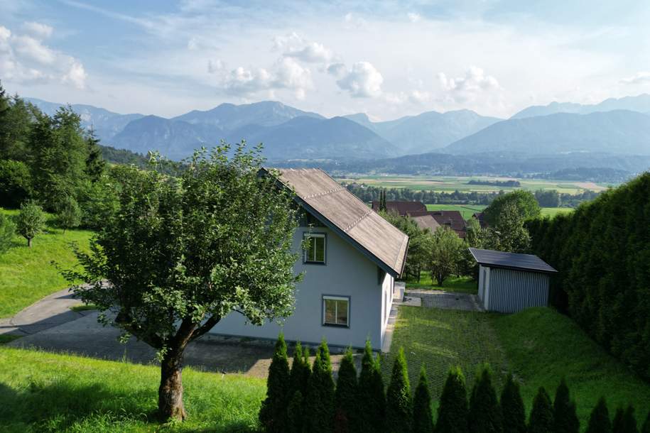 Weitläufiges Anwesen mit Panoramablick auf die Karawanken, Haus-kauf, 795.000,€, 9220 Villach Land