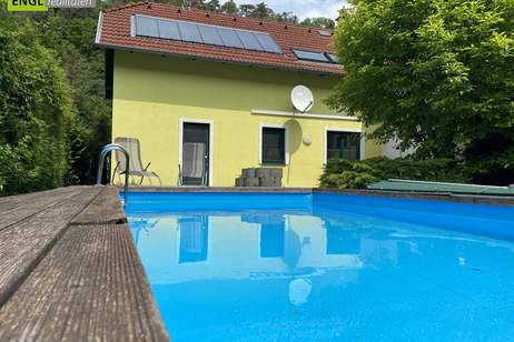 Doppelhaushälfte Hinterbrühl/Weissenbach mit Pool großer Terrasse und gemütlichen Garten, Haus-kauf, 599.000,€, 2371 Mödling