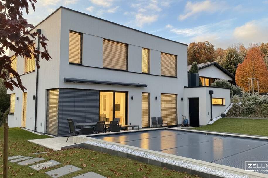 GABLITZ | modernes Einfamilienhaus mit tollem Ausblick über Gablitz | Pool | luxuriöse Ausstattung | Bj 2024 | ZELLMANN IMMOBILIEN, Haus-kauf, 1.298.000,€, 3003 Sankt Pölten(Land)