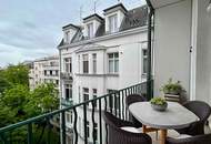 1030, nahe Wien/Mitte! Repräsentative 4-Zimmer Altbauwohnung mit Kamin und Balkon!