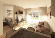 Ideale 1,5 Zimmer Wohnung mit kl. Garten in den STADTTERRASSEN PEUERBACH - provisionsfrei!