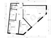 Sehr gut aufgeteilte 2 1/2 Zimmerwohnung mit 69,32 m² WFL (Top 11)