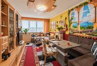 Farbenfrohe 2-Zimmer-Wohnung mit Loggia