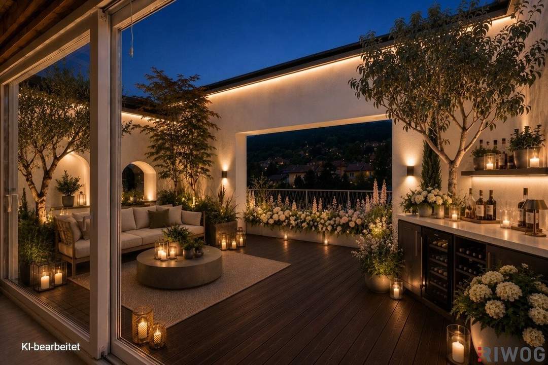UNGLAUBLICHER BLICK AUF DIE KIRCHE II 35M² BALKON/TERRASSE II WOHNEN IM DEKNMALGESCHÜTZEN MÖDLINGER STADTJUWEL II FUSSGÄNGERZONE