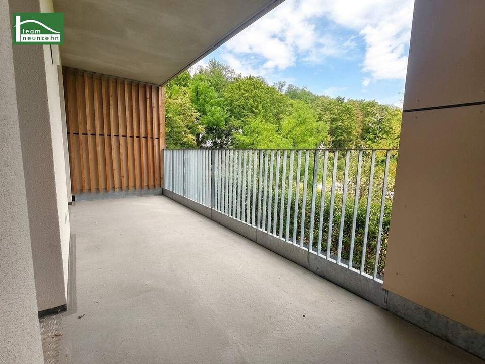 KÜHLUNG INKLUDIERT! Moderner 2-Zimmer-Erstbezug mit großer privater Außenfläche!