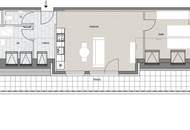 Wohnen in Floridsdorf – 2-Zimmer-Dachgeschosswohnung mit einer Traumterrasse und Garagenplatz Nähe Shopping City Nord &amp; Klink Floridsdorf