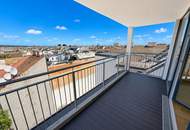 Penthouse über den Dächern Wiens – Maisonette mit Panoramablick in U-Bahn Nähe! Balkon und Terrasse!