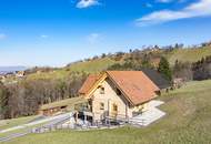 Blockhaus-Chalet A mit traumhaftem Ausblick in idyllischer Ruhelage