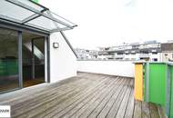 Gut geschnittene 4-Zimmer-Dachgeschosswohnung mit großer Terrasse in Hütteldorf (S+U)