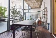 Balkon-Altbauwohnung 3 Zi und 21m² Balkon in Hofruhelage