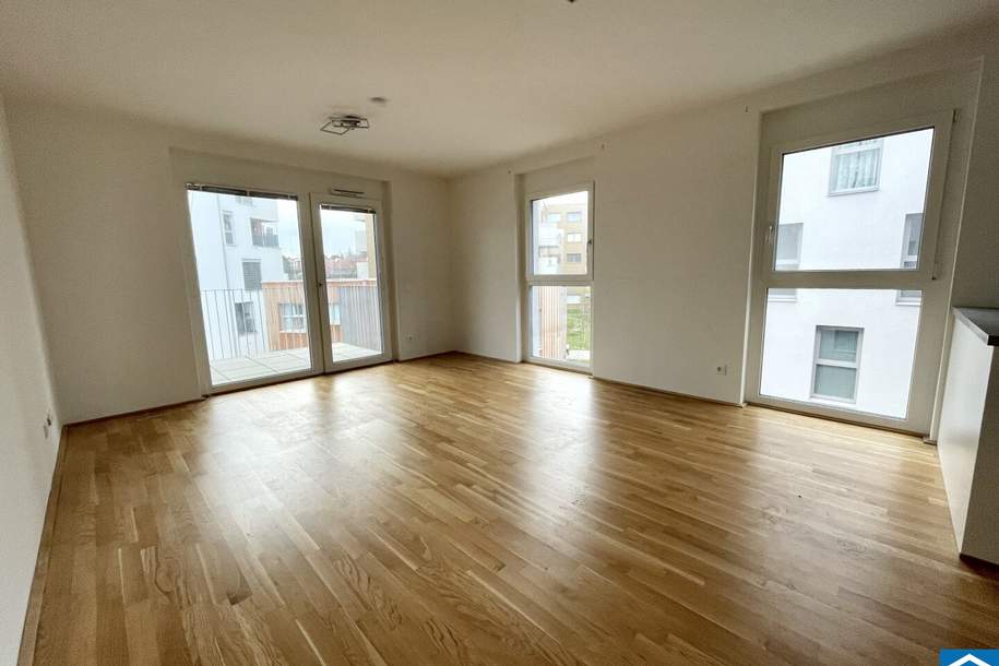 2-Zimmerwohntraum mit großem Balkon - WOHNQUARTIER WILDGARTEN - Wohnen auf der Sonnenseite Wiens direkt am Rosenhügel, Wohnung-miete, 850,00,€, 1120 Wien 12., Meidling