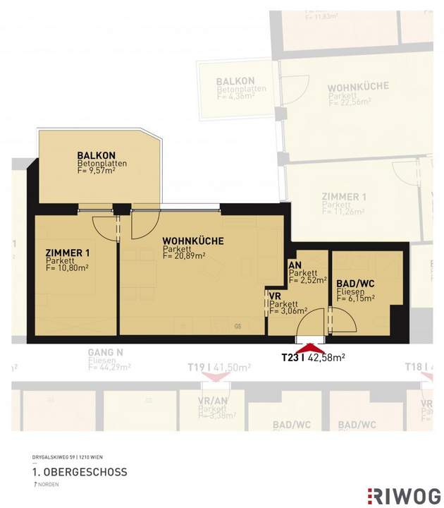 Erstbezug Alte Donau I Fertigstellung 08/26