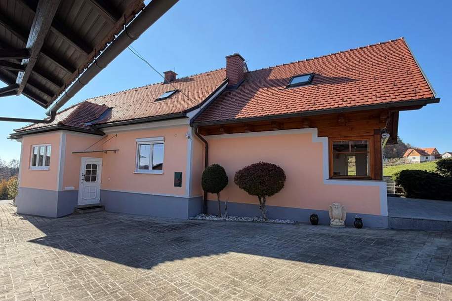 Wohnen in Aussichtslage mitten in der Natur auf 8 Ha. Grund, ehemalige Hofstelle!, Haus-kauf, 799.000,€, 8302 Graz-Umgebung