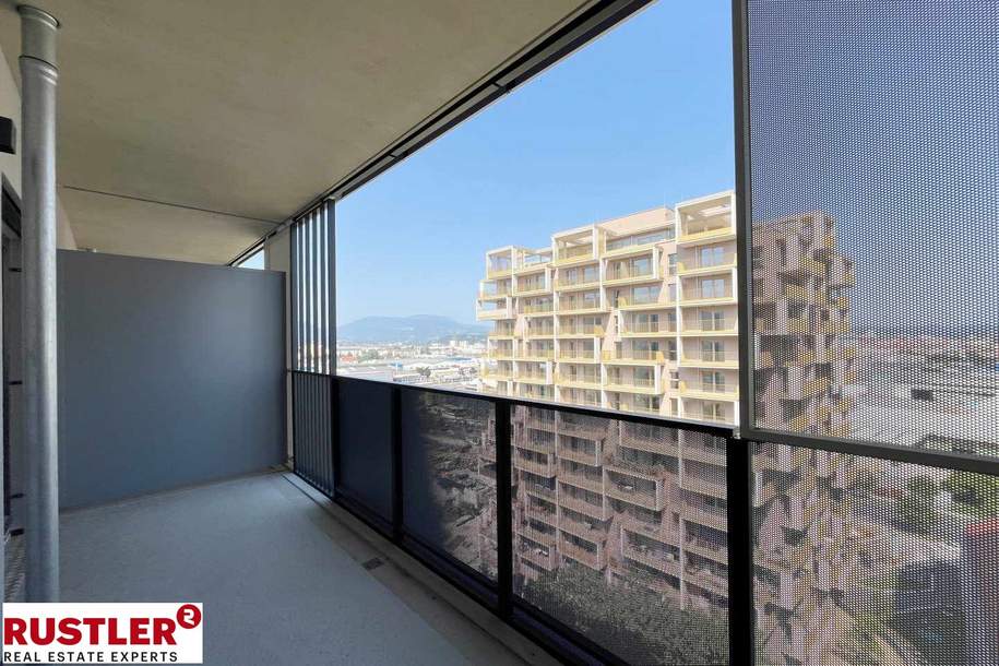 2-Zimmer-Wohnung mit Ostbalkon im 13. Stock nahe FH Joanneum!, Wohnung-miete, 786,41,€, 8020 Graz(Stadt)