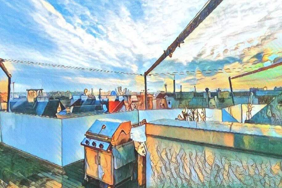 Großzügiges Penthouse mit zwei Terrassen und herrlicher Aussicht, Wohnung-kauf, 1.990.000,€, 1060 Wien 6., Mariahilf