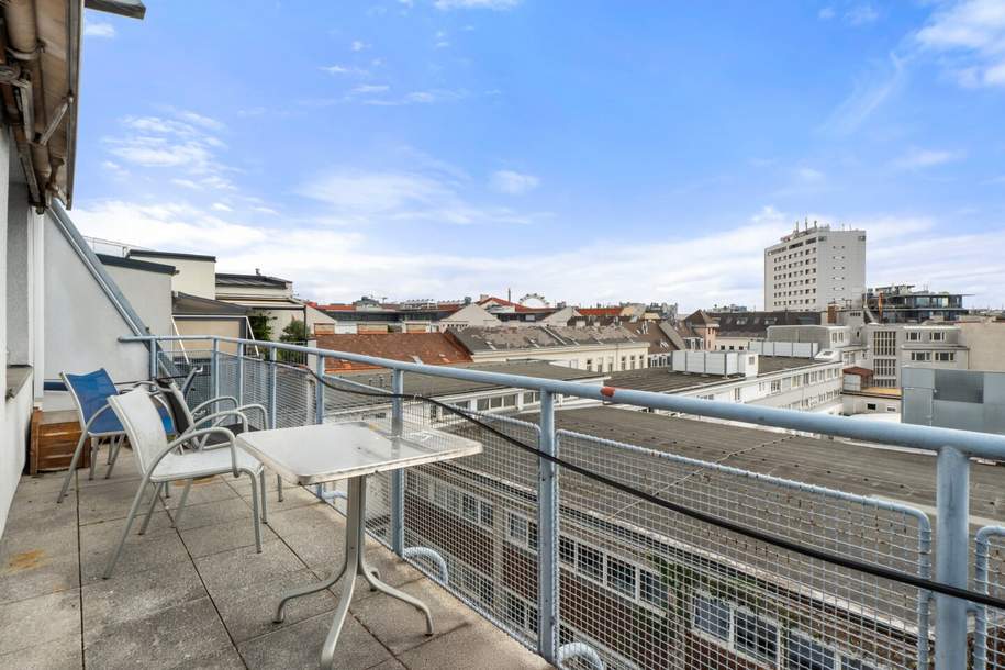 Großzügige Dachgeschoßwohnung mit ruhiger Südterrasse und Klimaanlage, Wohnung-kauf, 598.000,€, 1020 Wien 2., Leopoldstadt