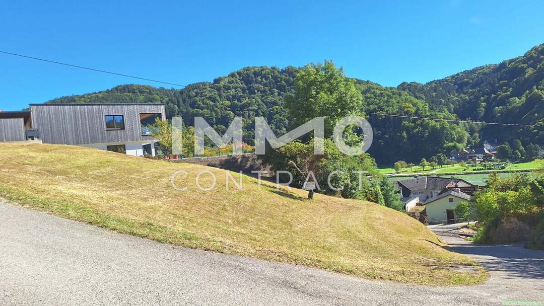 Baugrund 1.143 m² mit Donaublick - oberhalb Zentrum von St. Nikola - Südhang