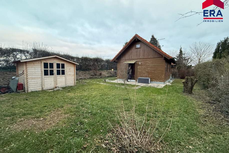 PREISREDUZIERT Kettlasbrunn KAUF - Charmantes Gartenhaus/Ferienhaus auf Baugrund, Haus-kauf, 109.000,€, 2130 Mistelbach