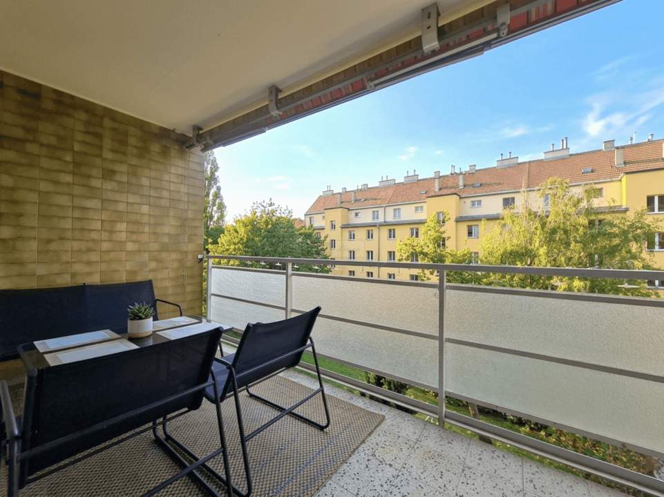Ruhige 3-Zimmer-Eigentumswohnung mit Loggia nahe der Alten Donau