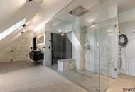 Luxus-Dachgeschoss 133,81 m² mit Terrasse, Designer-Inselküche & Spa-Bad – Weinbergblick + Poolnutzung - Voll möbliert