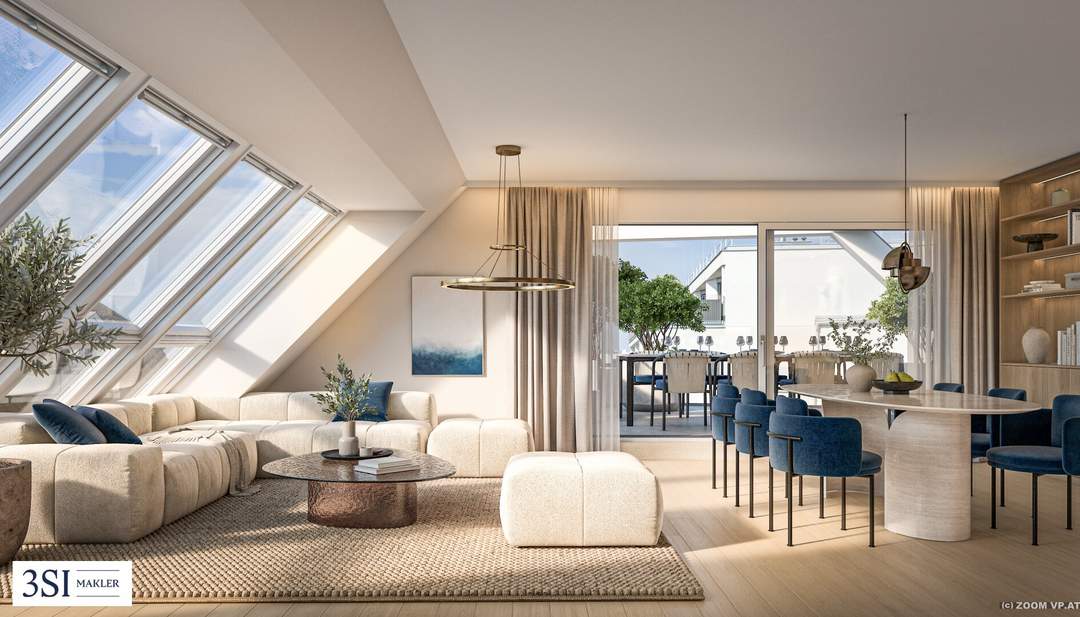 Modern DG-Maisonette - Wo die Terrasse zum zweiten Wohnzimmer wird