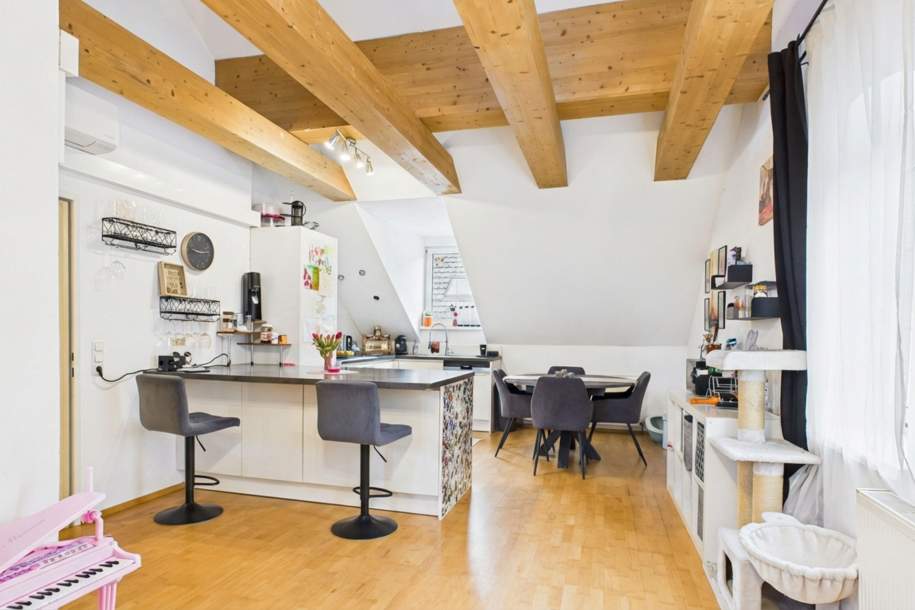 Große Dachgeschoßwohnung mit Wintergarten und Klimaanlage Gebührenbefreiung bis 30.06.!, Wohnung-kauf, 249.000,€, 4050 Linz-Land