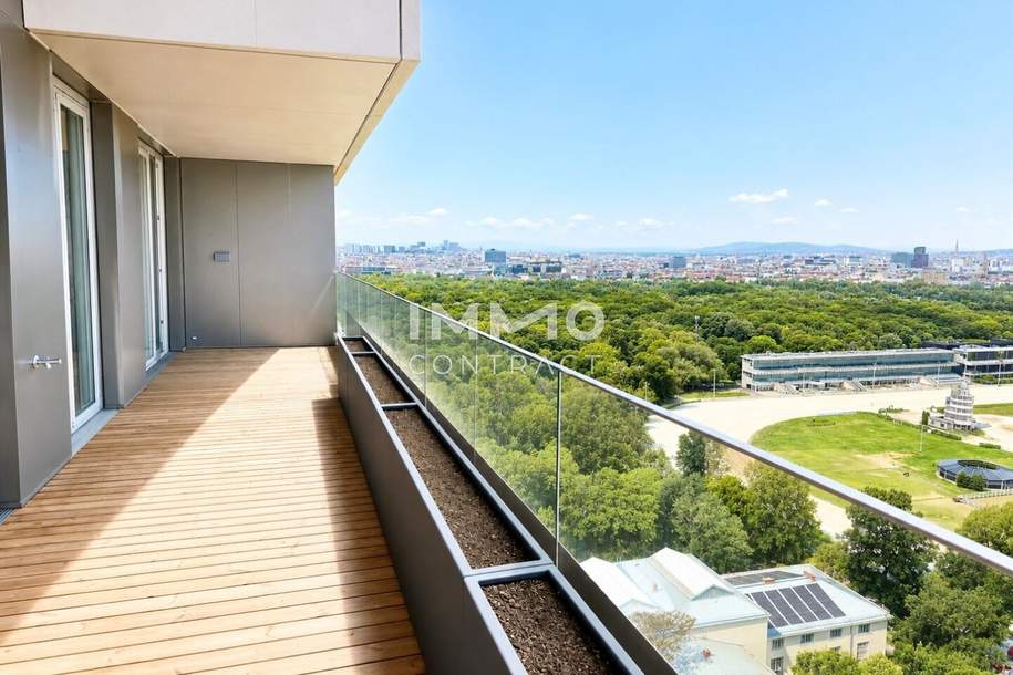 PRATER: 20. Etage - provisionsfrei inkl. ROOFTOP POOL: Erstbezug, Wohnung-kauf, 780.100,€, 1020 Wien 2., Leopoldstadt