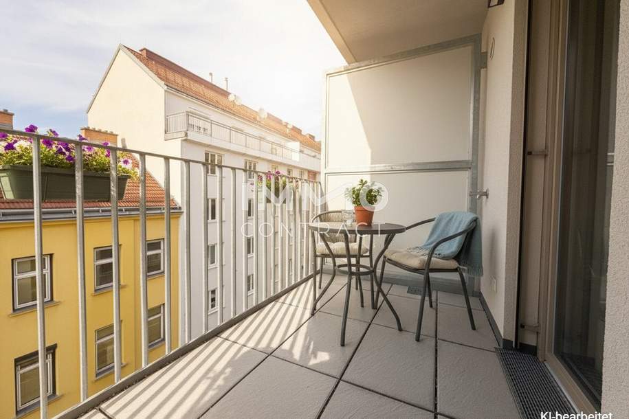 BEIM DONAUUFER: Gemütliche 2‑Zimmer-Wohnung mit Erstbezug im 4. OG, Wohnung-kauf, 259.500,€, 1210 Wien 21., Floridsdorf