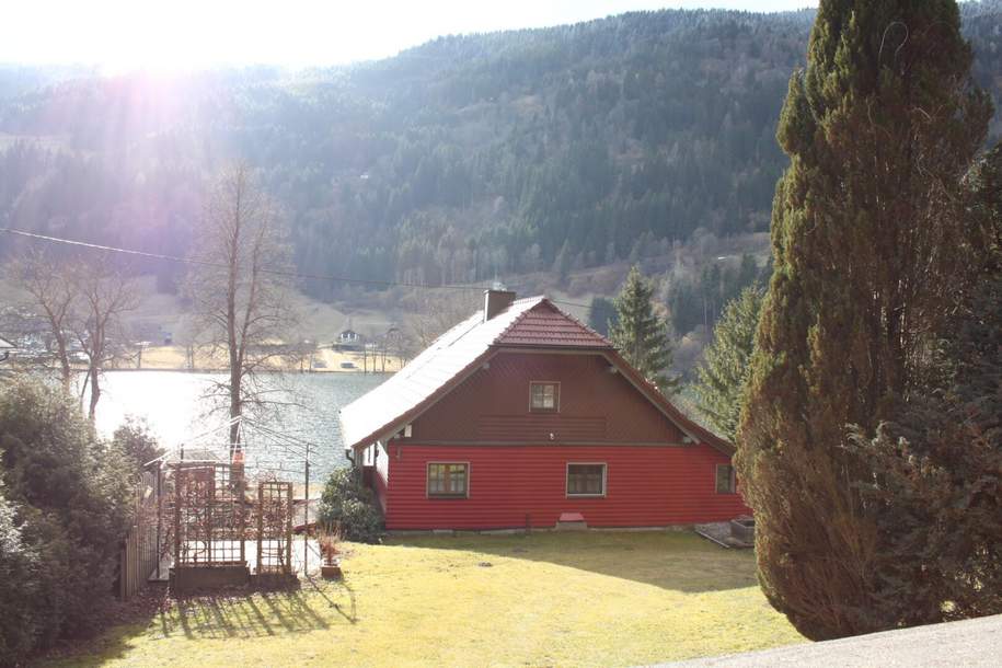 Großzügige Liegenschaft am Afritzer See mit direktem Seezugang und 180°-Panoramablick – ca. 4.600 m² Grundstück, Haus-kauf, 690.000,€, 9544 Villach Land