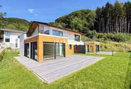 Große Südterrasse & Garten – moderne EG-Wohnung – SEE.LEBEN Mondsee